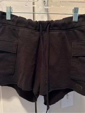 PINK Victoria's Secret Black Cargo Shorts